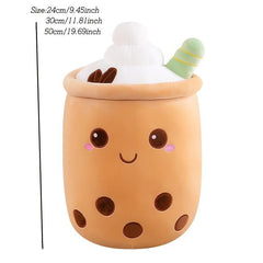 Ice Cream Tea Cup Plush Pillow Room Decor Festivals Birthdays