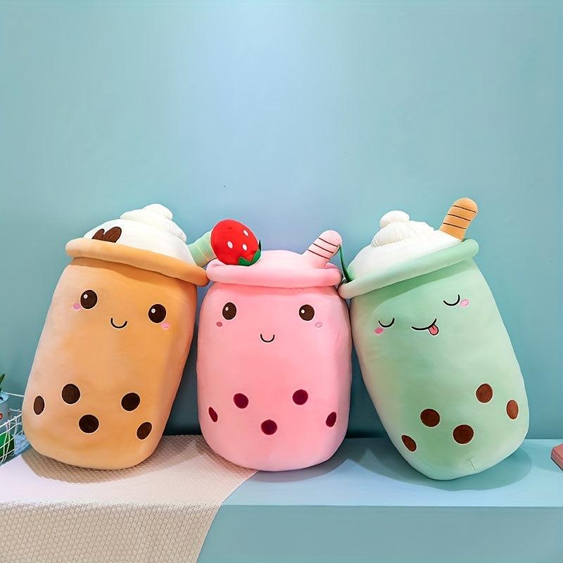 Ice Cream Tea Cup Plush Pillow Room Decor Festivals Birthdays