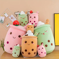 Ice Cream Tea Cup Plush Pillow Room Decor Festivals Birthdays