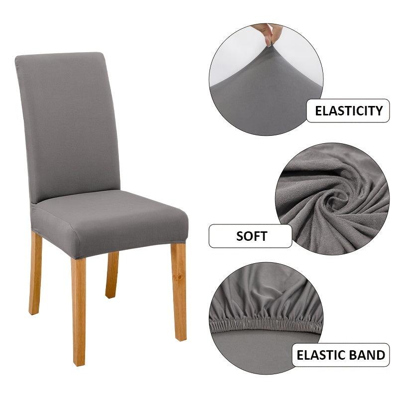 Stretchable Milk Silk Chair Cover in Various Colors