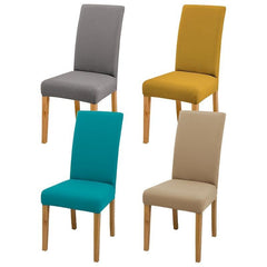 Stretchable Milk Silk Chair Cover in Various Colors