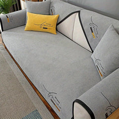 Chenille Sofa Slipcover Universal Furniture Protector for Living Room