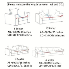 Chenille Sofa Slipcover Universal Furniture Protector for Living Room