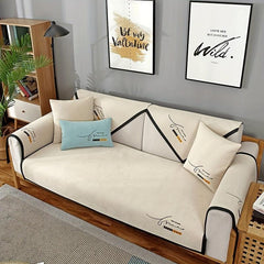 Chenille Sofa Slipcover Universal Furniture Protector for Living Room