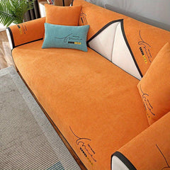 Chenille Sofa Slipcover Universal Furniture Protector for Living Room