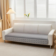 Anti Slip Snowflake Lace Sofa Cover for Quilting, 1pc