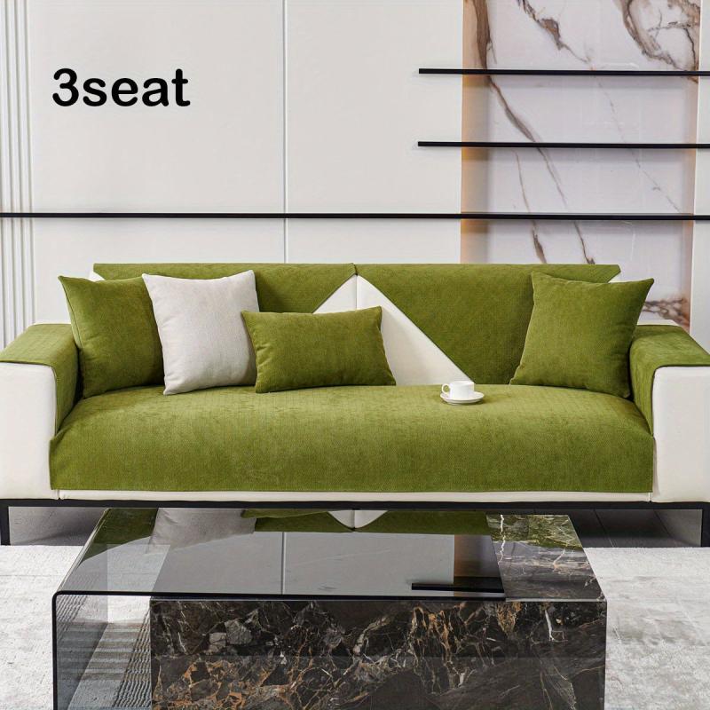 Velvet Sofa Slipcover High Density Anti Cat Scratches