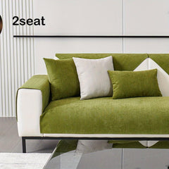 Velvet Sofa Slipcover High Density Anti Cat Scratches