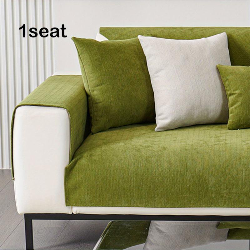 Velvet Sofa Slipcover High Density Anti Cat Scratches