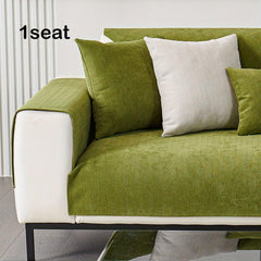 Velvet Sofa Slipcover High Density Anti Cat Scratches