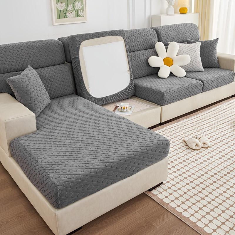 Non Slip Stretch Sofa Cover Full Wrap Furniture Protector