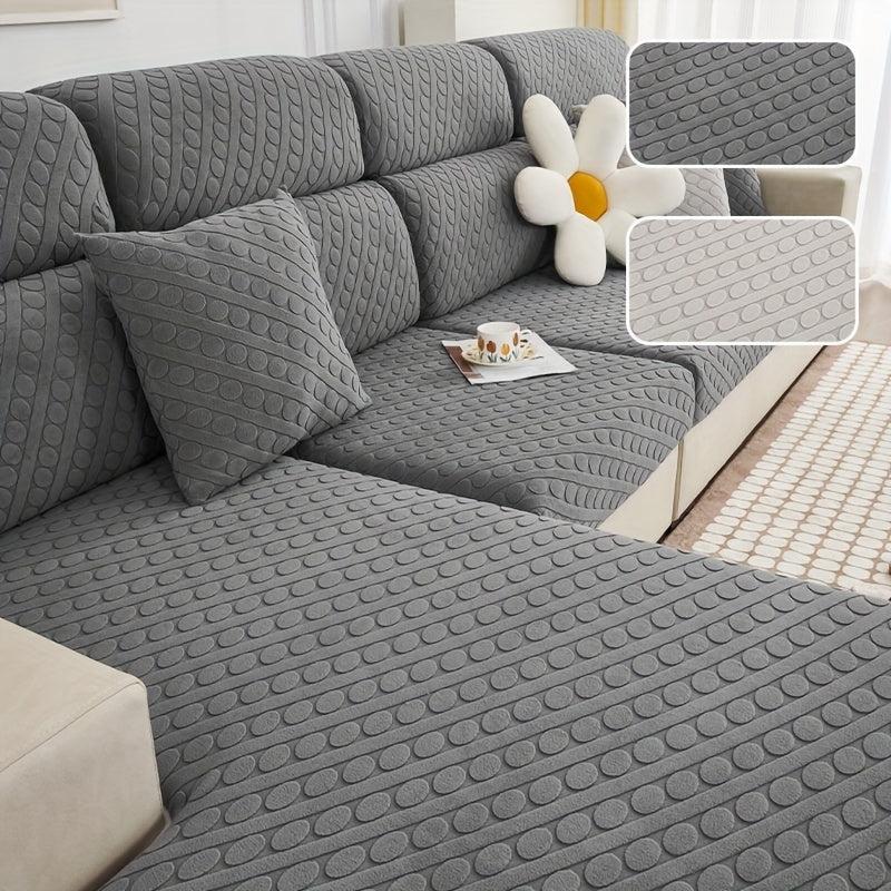 Non Slip Stretch Sofa Cover Full Wrap Furniture Protector