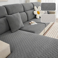 Non Slip Stretch Sofa Cover Full Wrap Furniture Protector