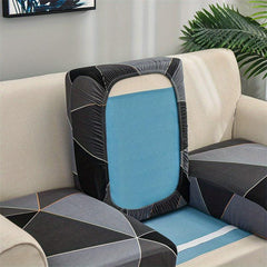 Stretch Milk Silk Printed Sofa Cushion Cover