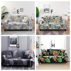 Printed Sofa Cover with Matching Pillowcase for Home Decor