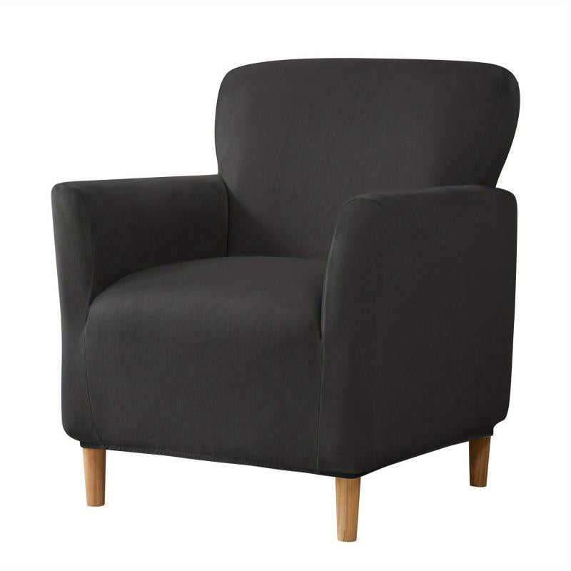 Soft Velvet Armchair Slipcover Non-slip Furniture Protector Home Decor