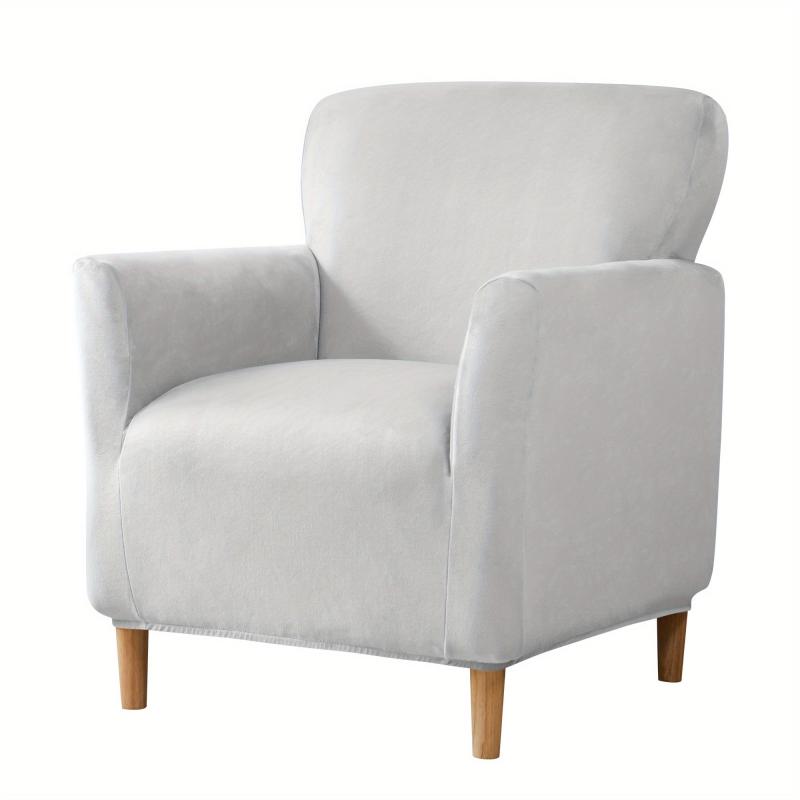 Soft Velvet Armchair Slipcover Non-slip Furniture Protector Home Decor