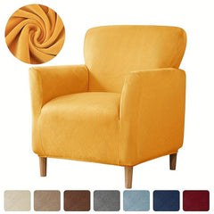 Soft Velvet Armchair Slipcover Non-slip Furniture Protector Home Decor