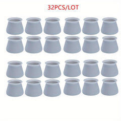 32pcs Silicone Table Chair Feet Cover Anti Scratch Anti Slip Leg Caps
