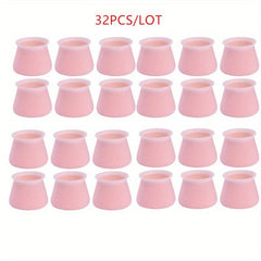 32pcs Silicone Table Chair Feet Cover Anti Scratch Anti Slip Leg Caps