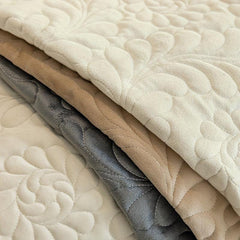 Short Plush Sofa Slipcover Quilted Plush Protection Cover