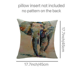 Indian Elephant Pillow Cover Bohemian Pillowcase for Home Decor