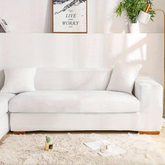 Four Seasons Universal Milk Silk Sofa Slipcover With Non-slip Fixed Stick