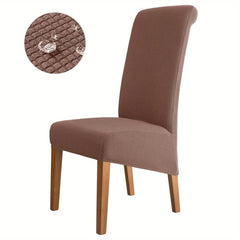 Waterproof Large Dining Chair Slipcover for Weddings High Back Cover