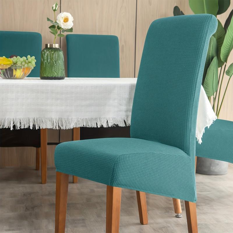 Waterproof Large Dining Chair Slipcover for Weddings High Back Cover