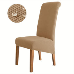 Waterproof Large Dining Chair Slipcover for Weddings High Back Cover