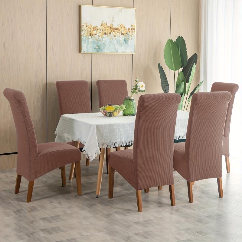 Waterproof Large Dining Chair Slipcover for Weddings High Back Cover