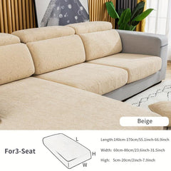 Leaf Jacquard Pattern Sofa Slipcover Non slip Stretch Sofa Cover Couch Cover