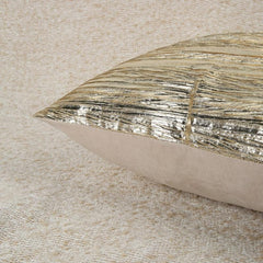Golden Throw Pillowcase for Living Room Sofa Home Decor