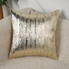 Golden Throw Pillowcase for Living Room Sofa Home Decor