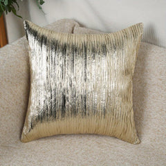 Golden Throw Pillowcase for Living Room Sofa Home Decor