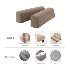 2pcs Stretch Armchair Cover Polyester Armrest Covers