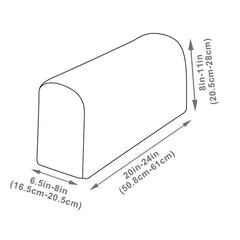 2pcs Stretch Armchair Cover Polyester Armrest Covers