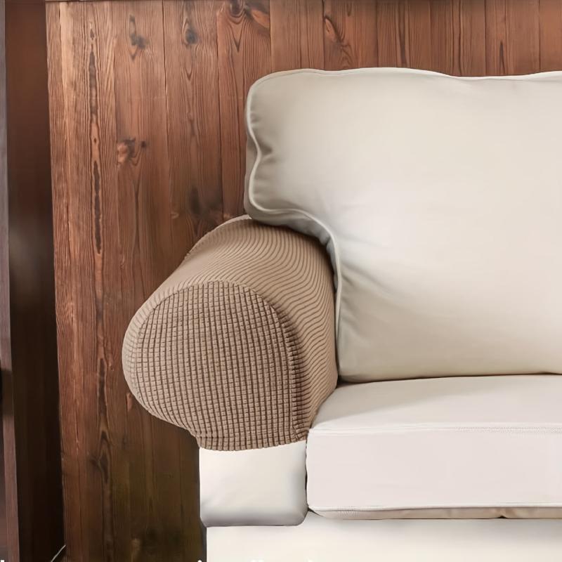 2pcs Stretch Armchair Cover Polyester Armrest Covers