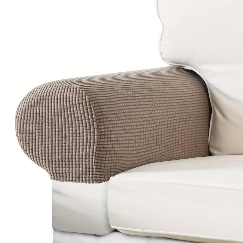 2pcs Stretch Armchair Cover Polyester Armrest Covers