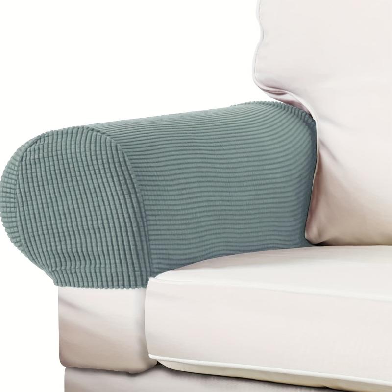 2pcs Stretch Armchair Cover Polyester Armrest Covers