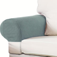 2pcs Stretch Armchair Cover Polyester Armrest Covers
