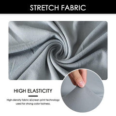 4pcs Milk Silk Recliner Cover High Elasticity Home Protective Cover