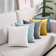 Velvet Solid Pillow Cover for Home Decor - No Insert