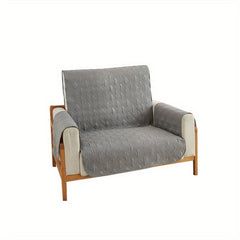 Argyle Pattern Sofa Slipcover Non Slip Pet Friendly Furniture Protector