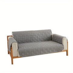 Argyle Pattern Sofa Slipcover Non Slip Pet Friendly Furniture Protector