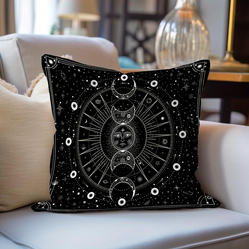 1pc Printed Throw Pillow Covers