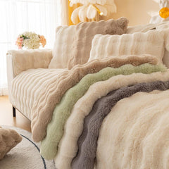 Plush Sofa Slipcover Furniture Protector
