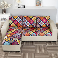 Bohemian Sofa Slipcover Elastic Couch Cover Protector for Home Decor