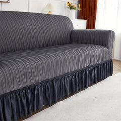 Silk Skirt Sofa Slipcover Protector Universal Elastic Dustproof Cover