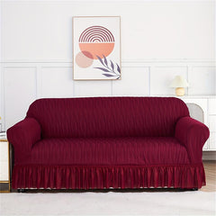 Silk Skirt Sofa Slipcover Protector Universal Elastic Dustproof Cover